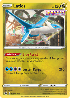 Latios 194/264 — Fusion Strike