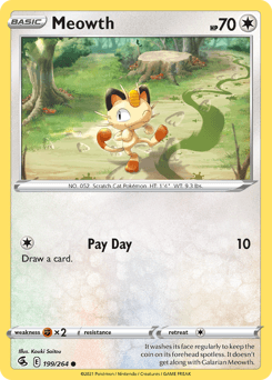 Meowth 199/264 — Fusion Strike