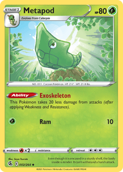 Metapod 2/264 — Fusion Strike