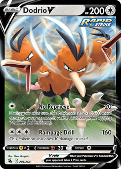 Dodrio V 201/264 — Fusion Strike