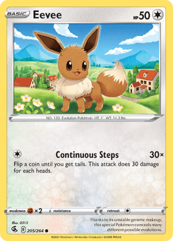 Eevee 205/264 — Fusion Strike