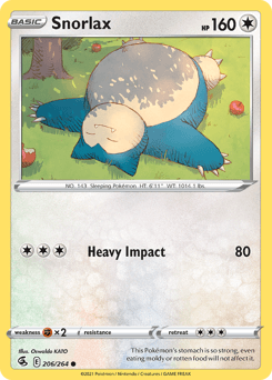 Snorlax 206/264 — Fusion Strike