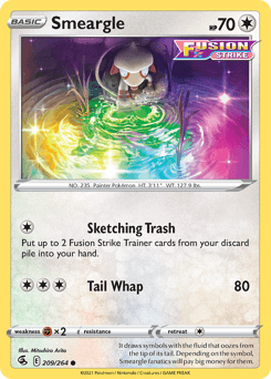 Smeargle 209/264 — Fusion Strike