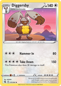 Diggersby 215/264 — Fusion Strike