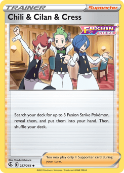 Chili & Cilan & Cress 227/264 — Fusion Strike