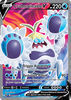 Crabominable V 248/264 — Fusion Strike