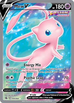 Mew V 250/264 — Fusion Strike
