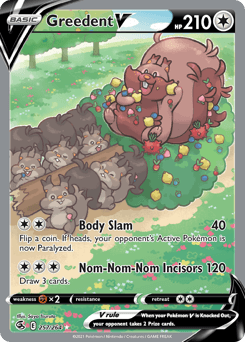 Greedent V 257/264 — Fusion Strike