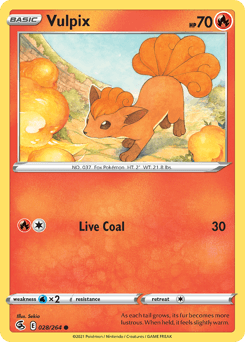 Vulpix 28/264 — Fusion Strike
