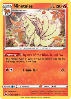 Ninetales 31/264 — Fusion Strike