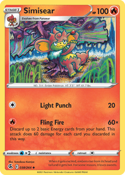 Simisear 38/264 — Fusion Strike