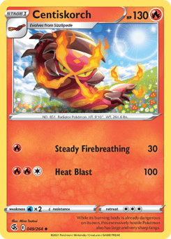 Centiskorch 49/264 — Fusion Strike