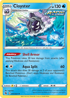 Cloyster 51/264 — Fusion Strike