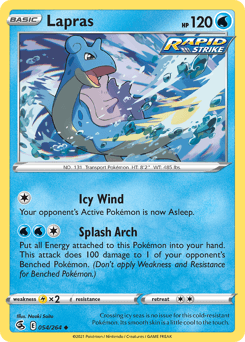 Lapras 54/264 — Fusion Strike