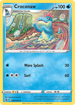 Croconaw 56/264 — Fusion Strike