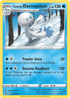 Galarian Darmanitan 72/264 — Fusion Strike