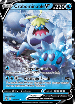 Crabominable V 76/264 — Fusion Strike