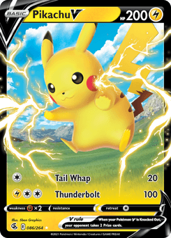 Pikachu V 86/264 — Fusion Strike