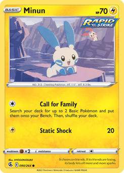 Minun 90/264 — Fusion Strike