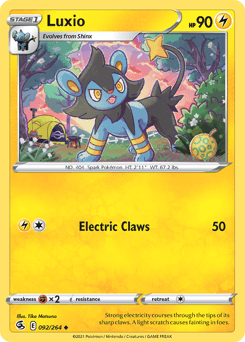 Luxio 92/264 — Fusion Strike