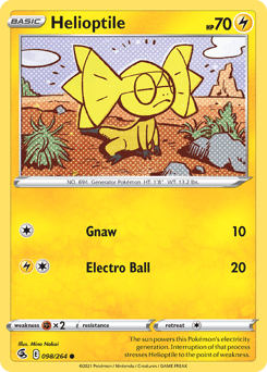 Helioptile 98/264 — Fusion Strike