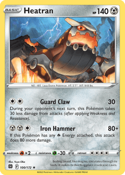 Heatran 100/172 — Brilliant Stars