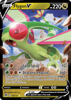 Flygon V 106/172 — Brilliant Stars