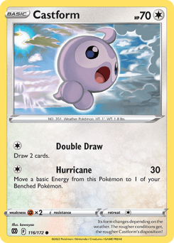 Castform 116/172 — Brilliant Stars