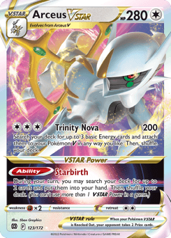 Arceus VSTAR 123/172 — Brilliant Stars