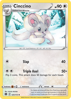 Cinccino 125/172 — Brilliant Stars
