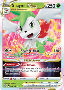 Shaymin VSTAR 14/172 — Brilliant Stars