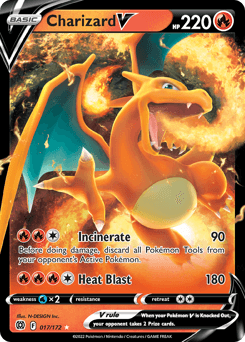 Charizard V 17/172 — Brilliant Stars