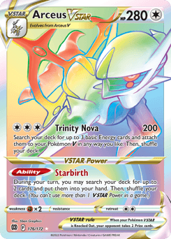 Arceus VSTAR 176/172 — Brilliant Stars