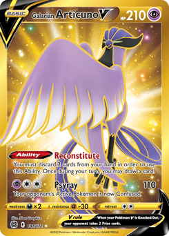 Galarian Articuno V 181/172 — Brilliant Stars