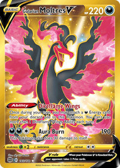 Galarian Moltres V 183/172 — Brilliant Stars