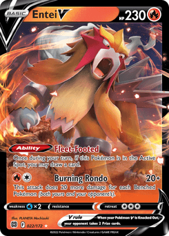 Entei V 22/172 — Brilliant Stars