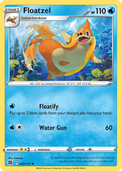 Floatzel 39/172 — Brilliant Stars