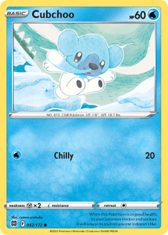 Cubchoo 42/172 — Brilliant Stars