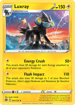 Luxray 51/172 — Brilliant Stars