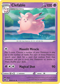 Clefable 54/172 — Brilliant Stars