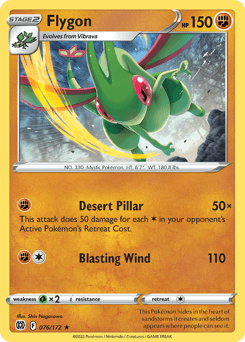 Flygon 76/172 — Brilliant Stars