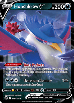 Honchkrow V 88/172 — Brilliant Stars