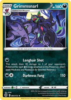 Grimmsnarl 94/172 — Brilliant Stars