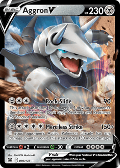 Aggron V 96/172 — Brilliant Stars