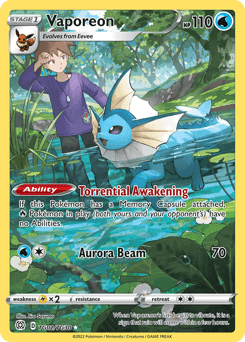 Vaporeon TG02/30 — Brilliant Stars Trainer Gallery