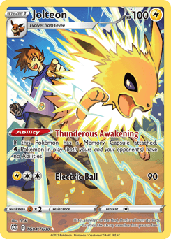 Jolteon TG04/30 — Brilliant Stars Trainer Gallery