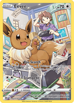 Eevee TG11/30 — Brilliant Stars Trainer Gallery