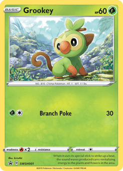 Grookey SWSH001/307 — SWSH Black Star Promos
