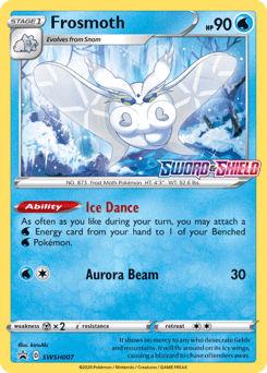 Frosmoth SWSH007/307 — SWSH Black Star Promos