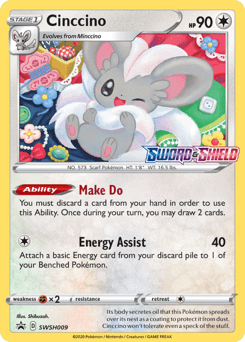 Cinccino SWSH009/307 — SWSH Black Star Promos